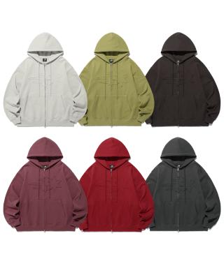 3STAR LOGO ZIP HOODIE_6colors(NG2EFUM480A)